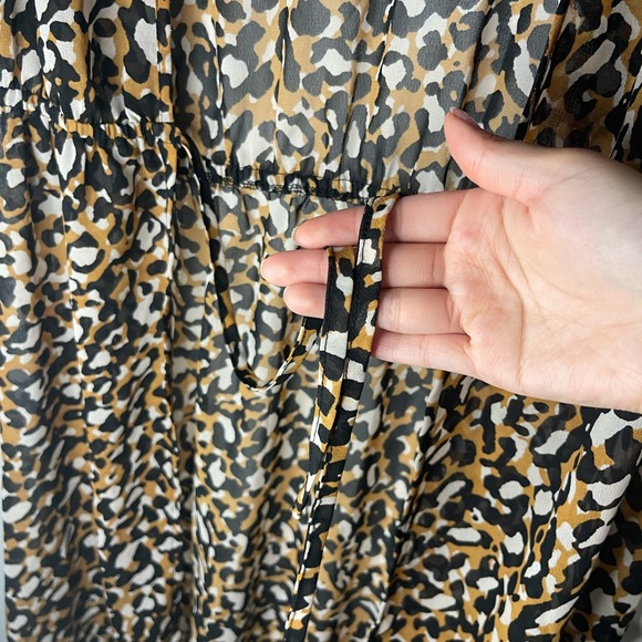 Leopard print duster/ swim Coverup - Picture 5 of 6